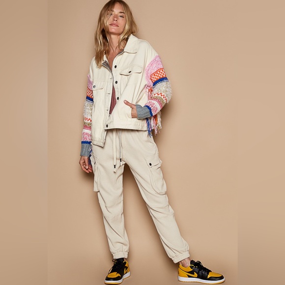 POL “Free Spirit” Denim & Fringe Jacket - Picture 8 of 15